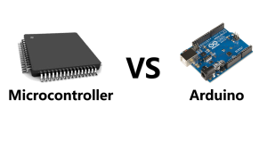 How do a Microcontroller and an Arduino vary from one another?