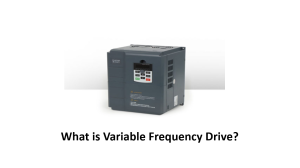What is Variable Frequency Drive(VFD)?
