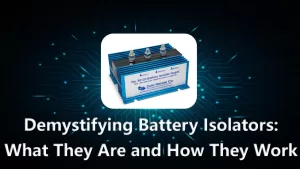 Demystifying Battery Isolators: What They Are and How They Work